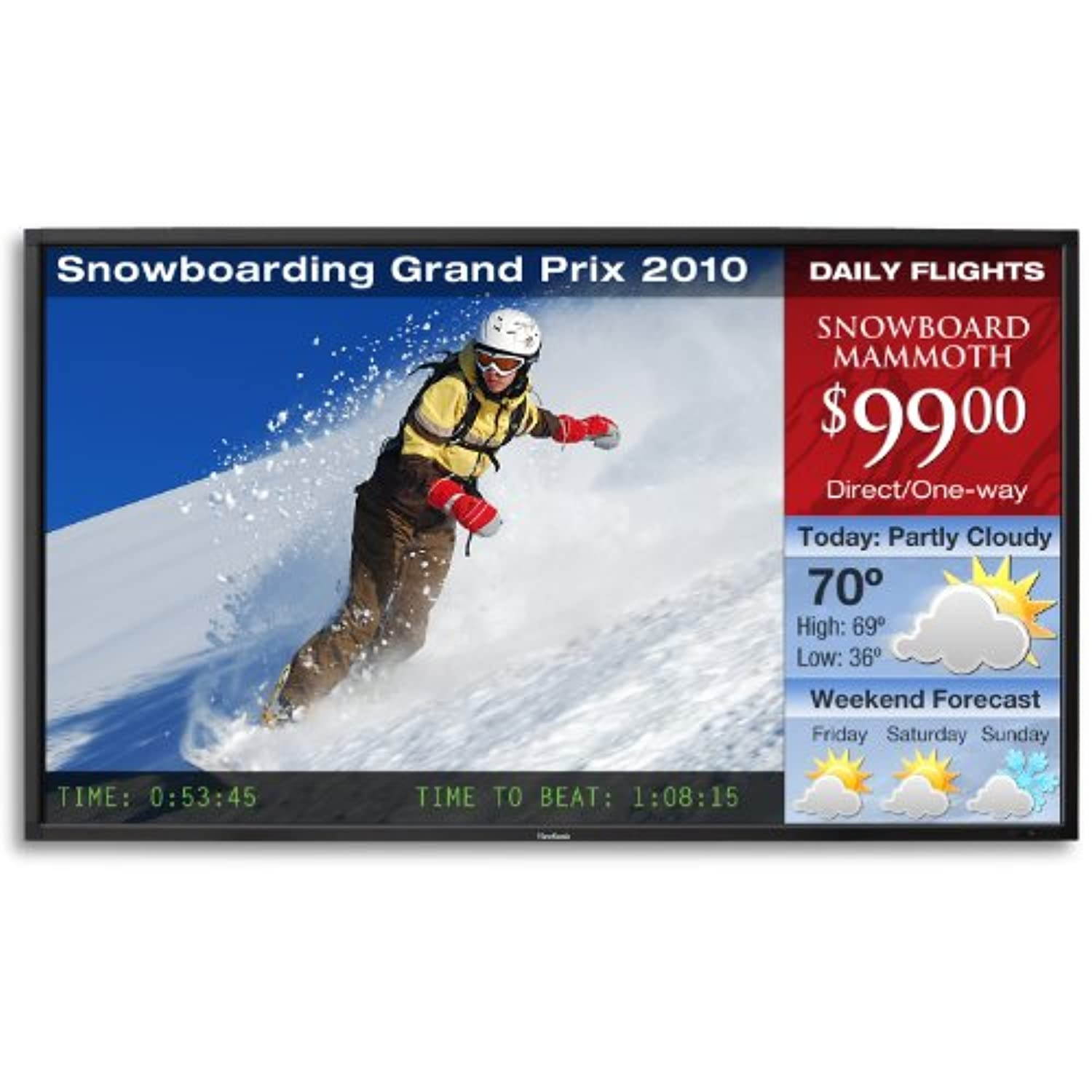 ViewSonic CD5233 Full HD Commercial Display 52-Inch (CD5233)