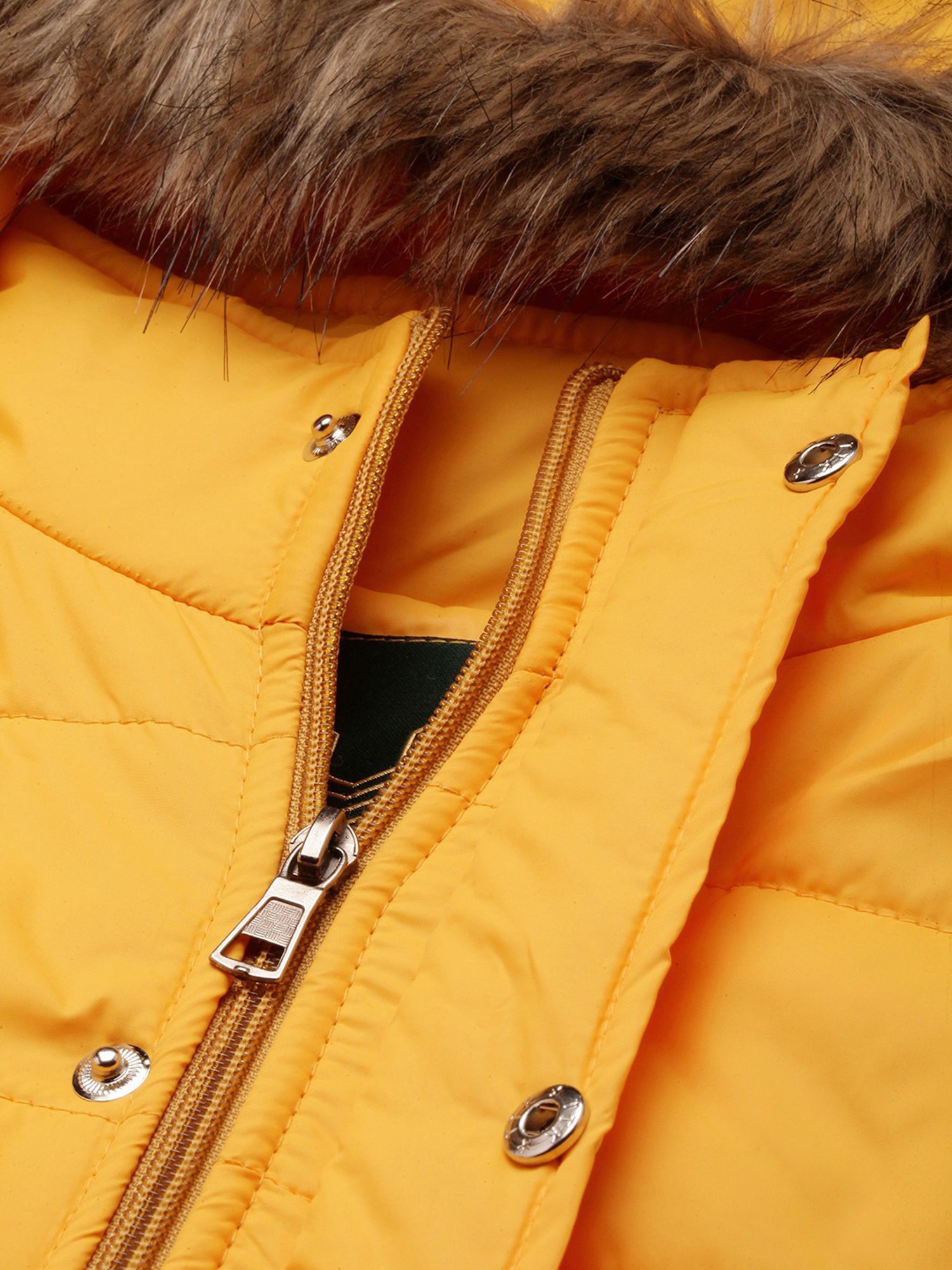 VOXATI Yellow Regular Fit Jacket