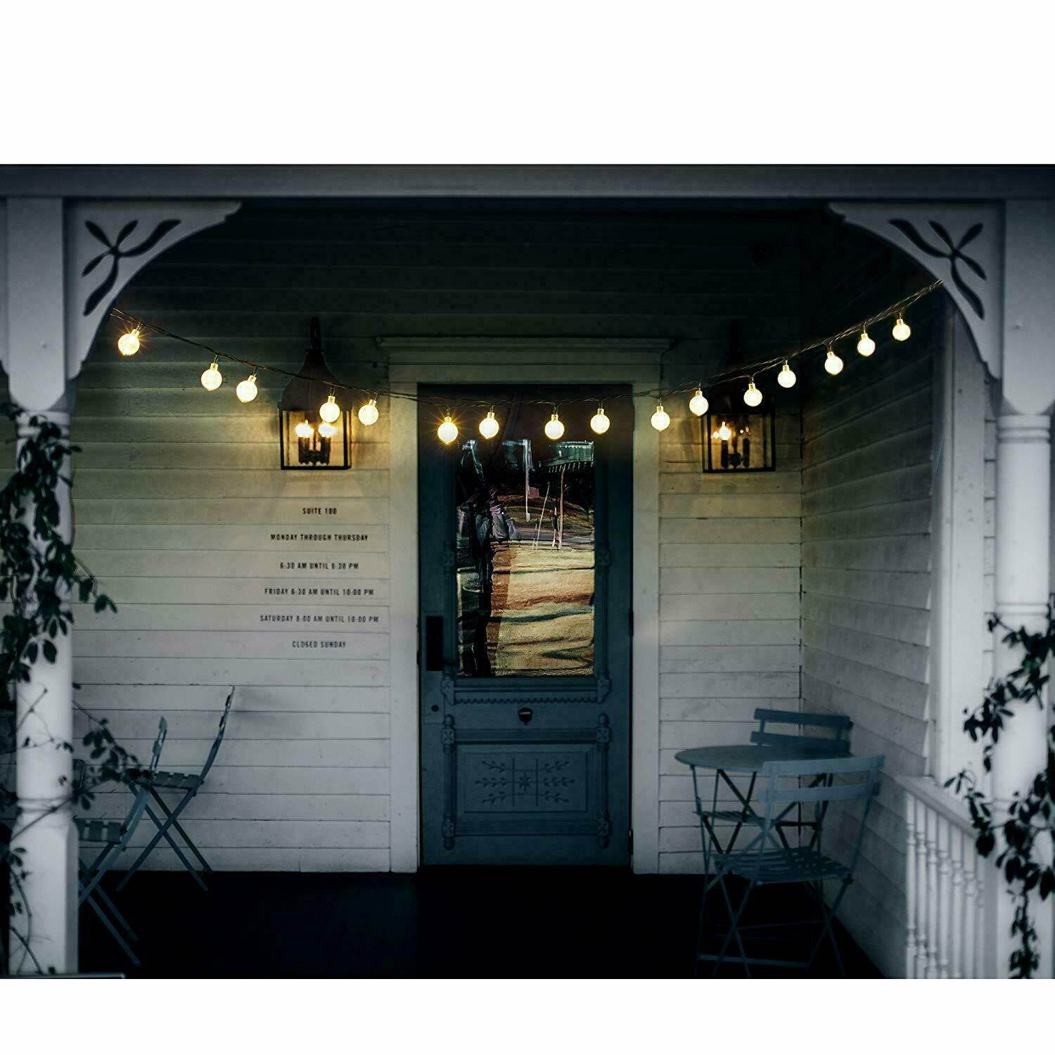 Solar Powered 30 LED String Light Garden Path Yard Decor Lamp Outdoor Waterproof