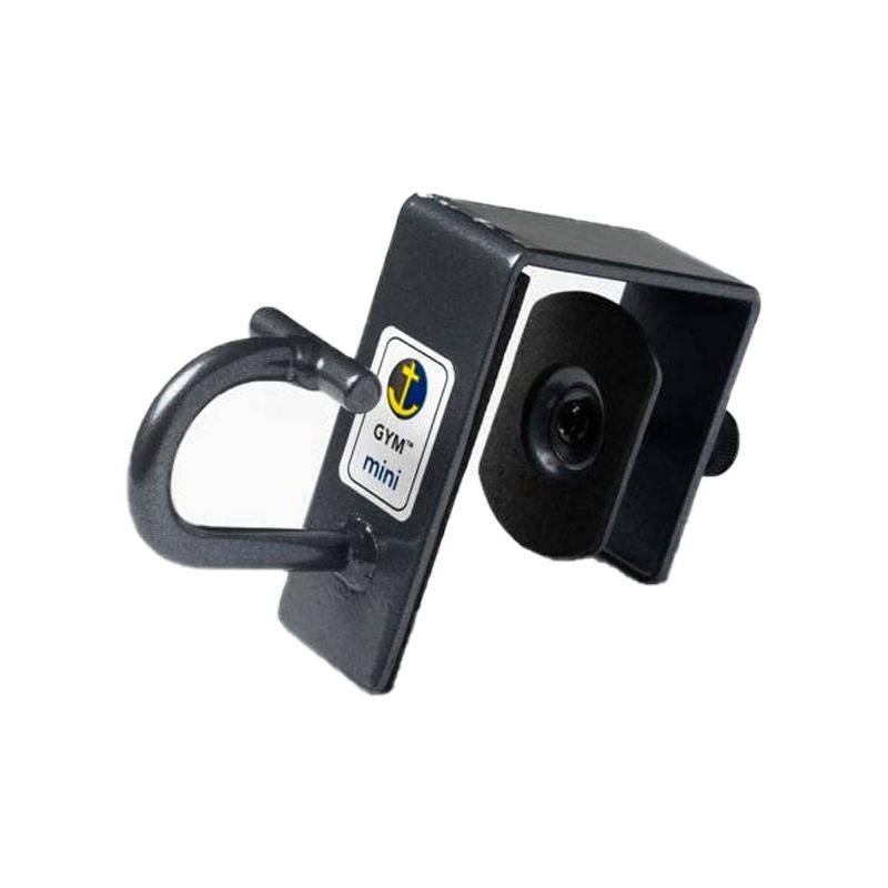 Anchor Gym Mini Steel Adjustable Door Mount for Stretch Straps, Resistant Bands, Strength Training, Yoga and Full Body Workouts, Single