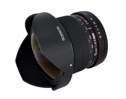 Rokinon 8mm f/3.5 HD Fisheye Lens with Removable Hood for Nikon #HD8M-N
