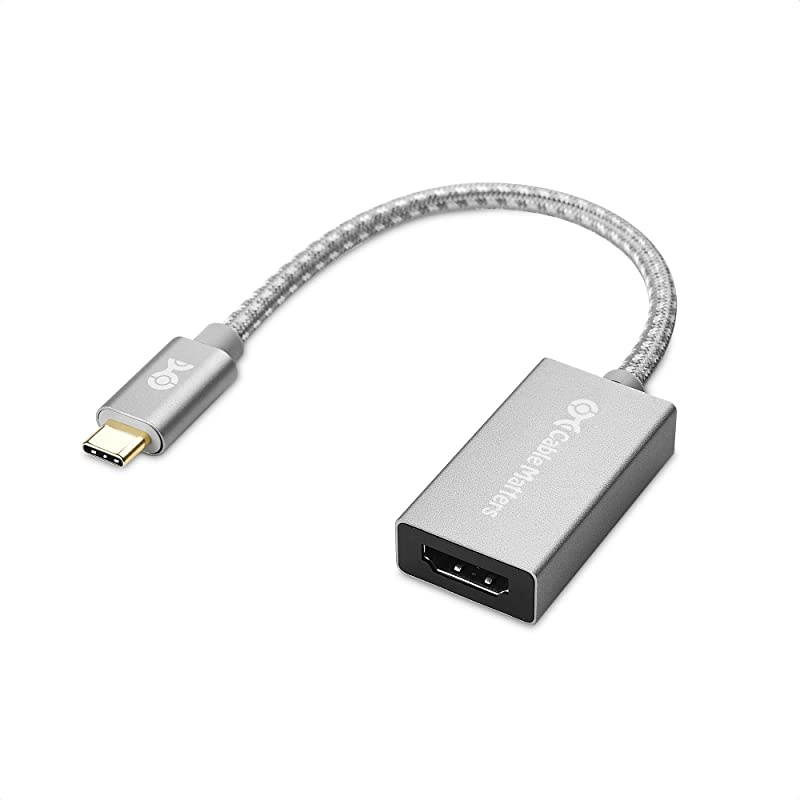Aluminum USB C to HDMI Adapter in Space Gray for Surface Pro 7 and More - Support 4K 60Hz and HDR
