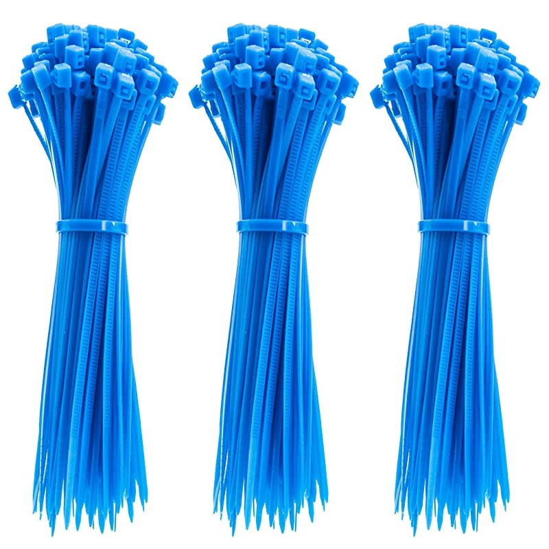 Inch Zip Ties 300pcs Nylon Cable Ties BLUE
