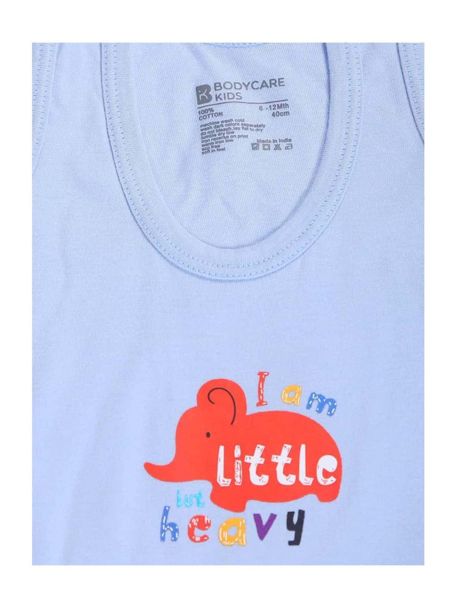 Bodycare Kids Assorted Printed Vests(Pack Of 6)