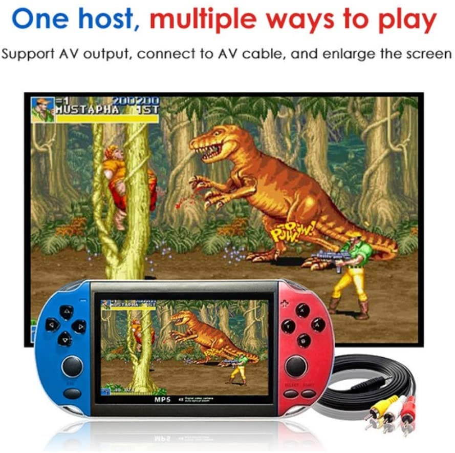 X7 Plus 5.1 in 8GB Retro Game Console with Built in Over 20,000 Games, HD Screen, Portable Video Games Classic Game, Double Rocker, MP5 Game Controller