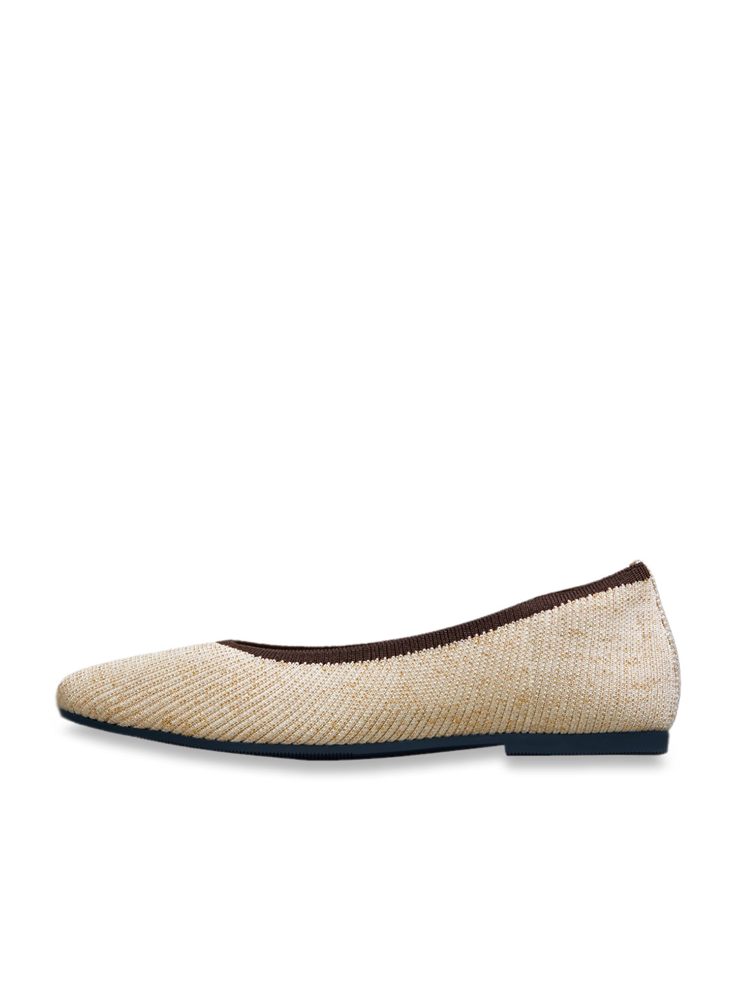 Neemans Women's Beige Flat Ballets