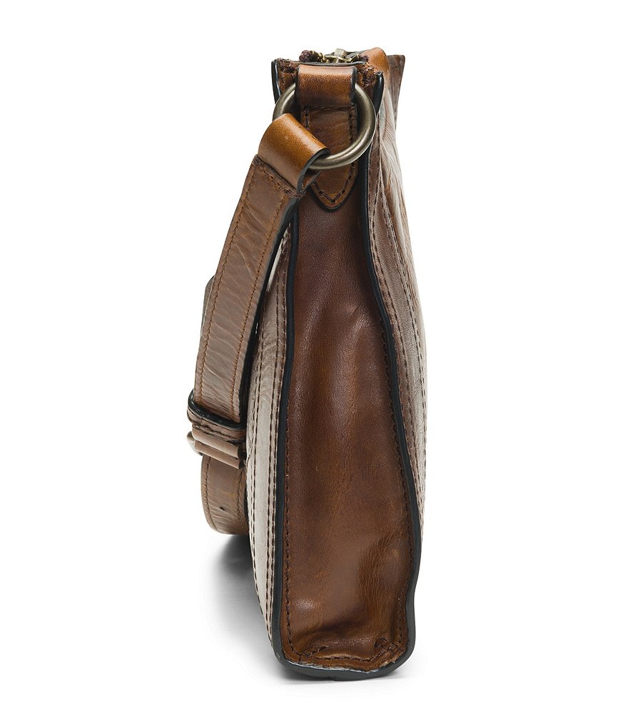 Frye Melissa Zip Leather Crossbody Bag