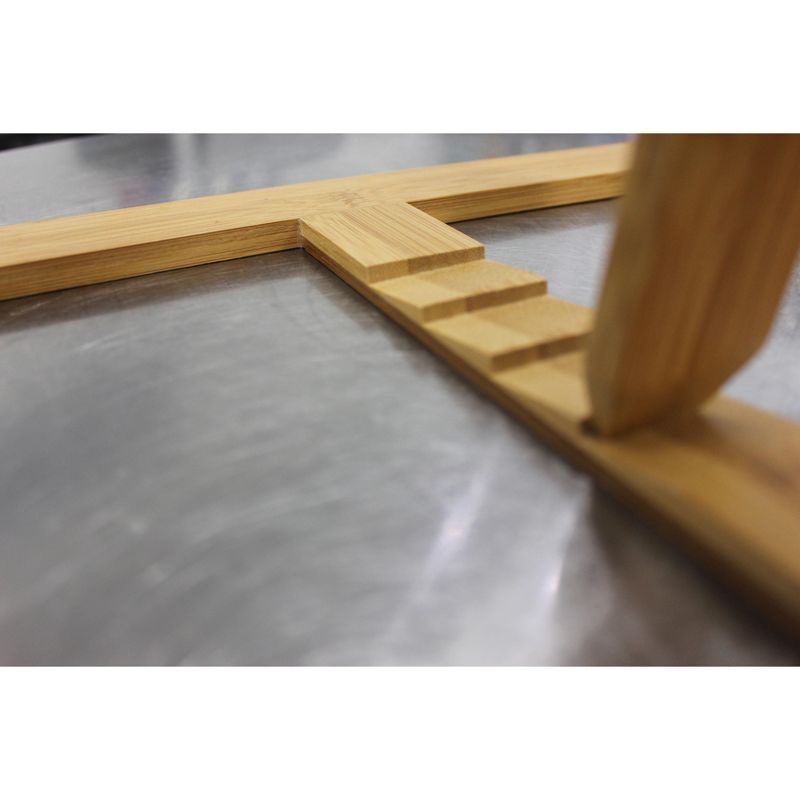 Oceanstar Bamboo Recipe Box with Divider