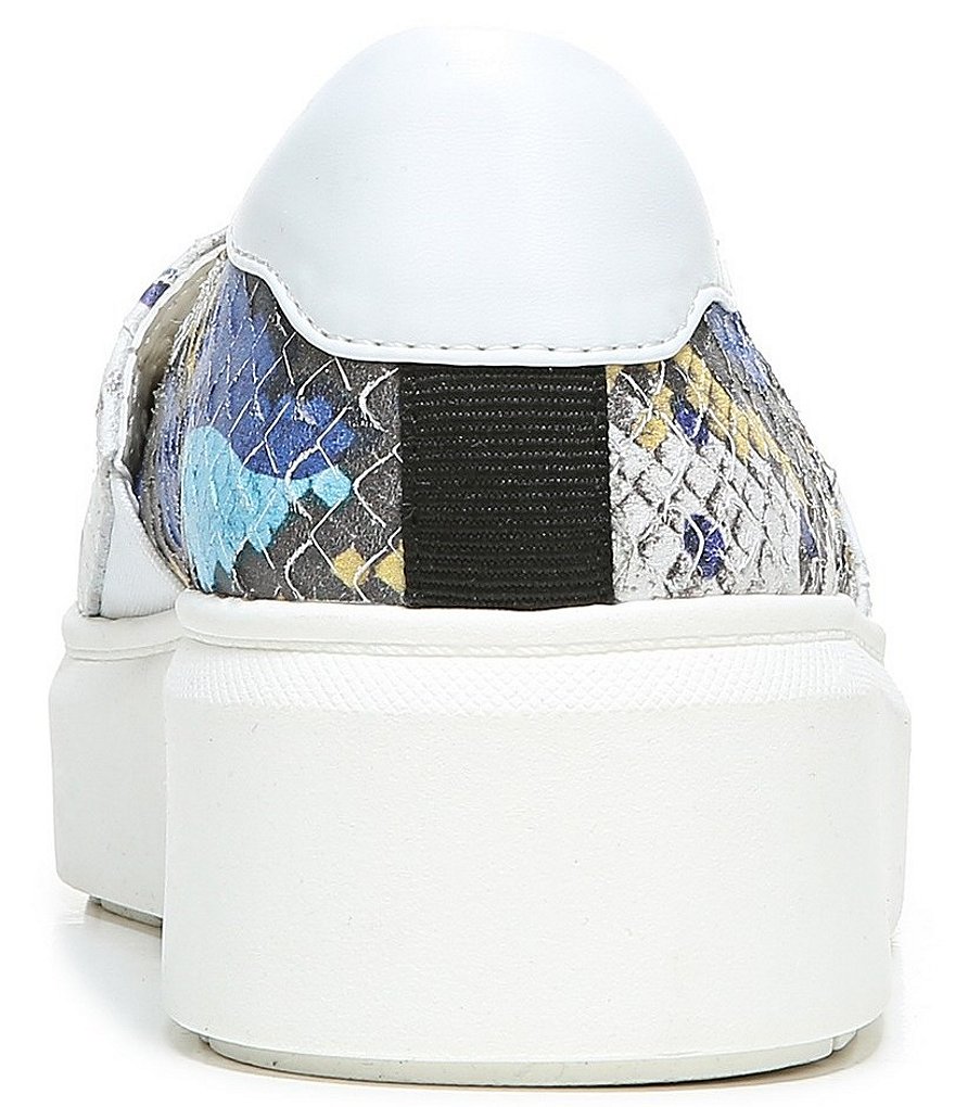 Franco Sarto Lodi2 Snake Print Slip-On Platform Sneakers