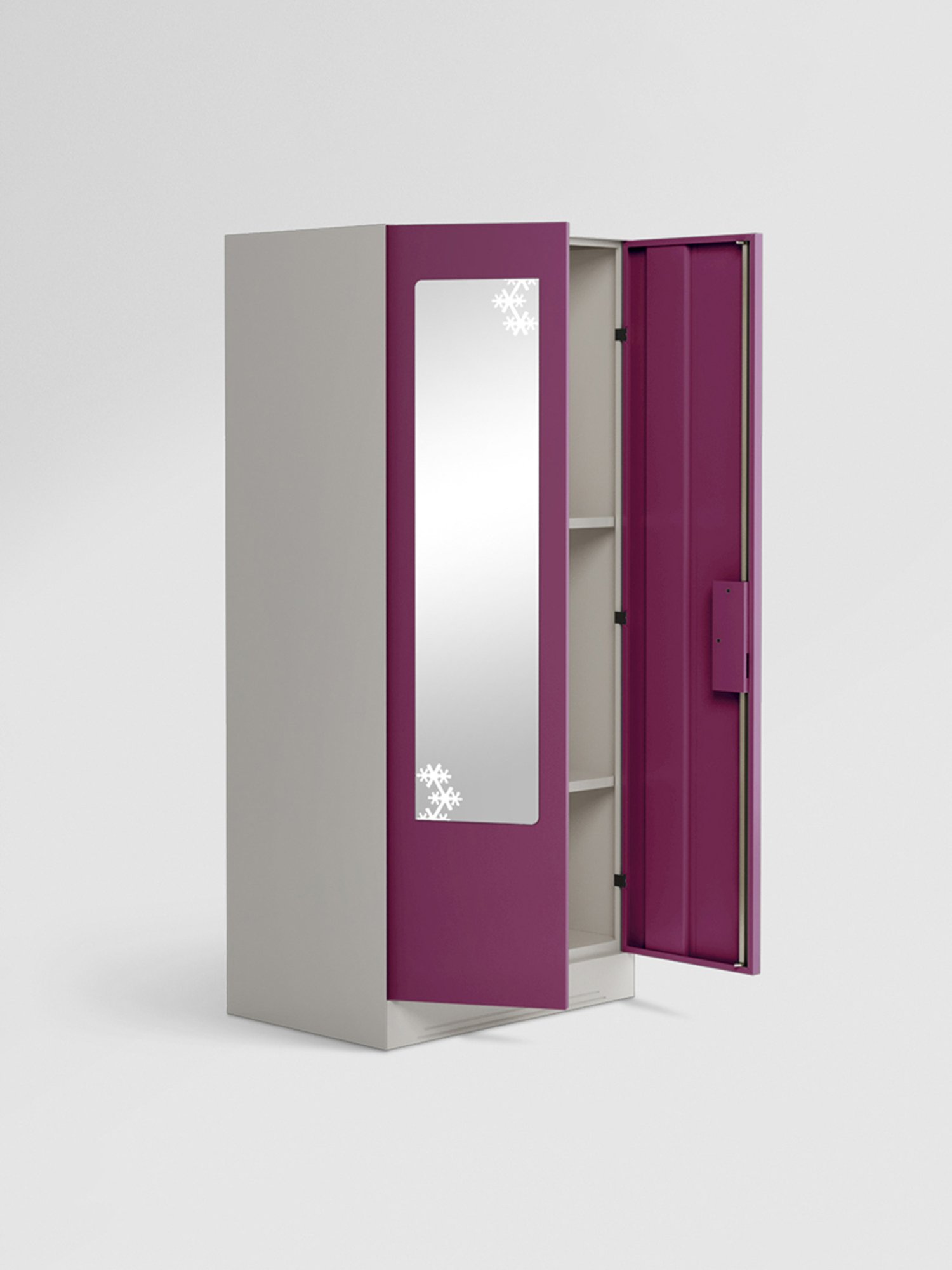 Godrej Interio Slimline 2-Door Steel Almirah, Purple (1-Year Warranty)