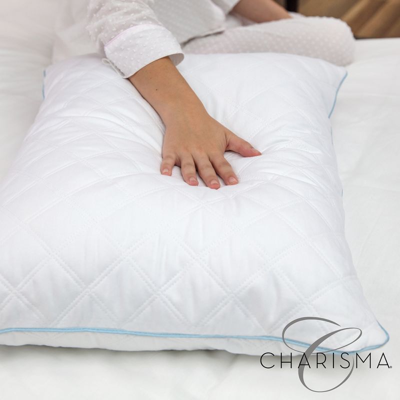 Charisma Gel-Infused Memory Foam Cluster Jumbo Pillow