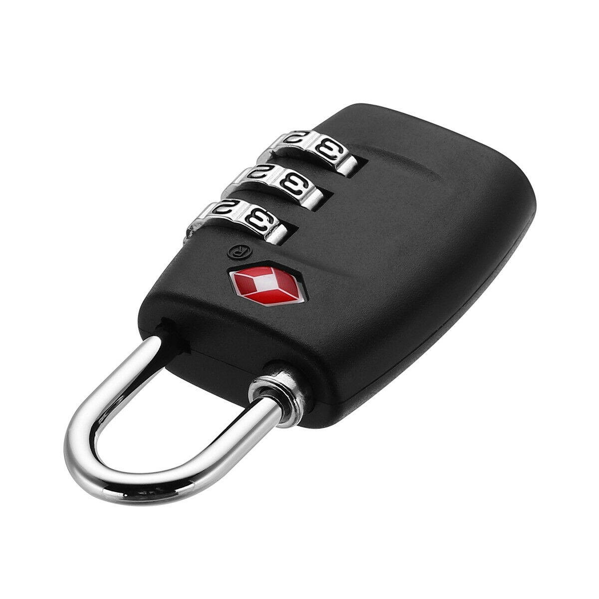 4pcs TSA Lock Travel Luggage 3 Digit Combinon Resettable Suitcase Padlock