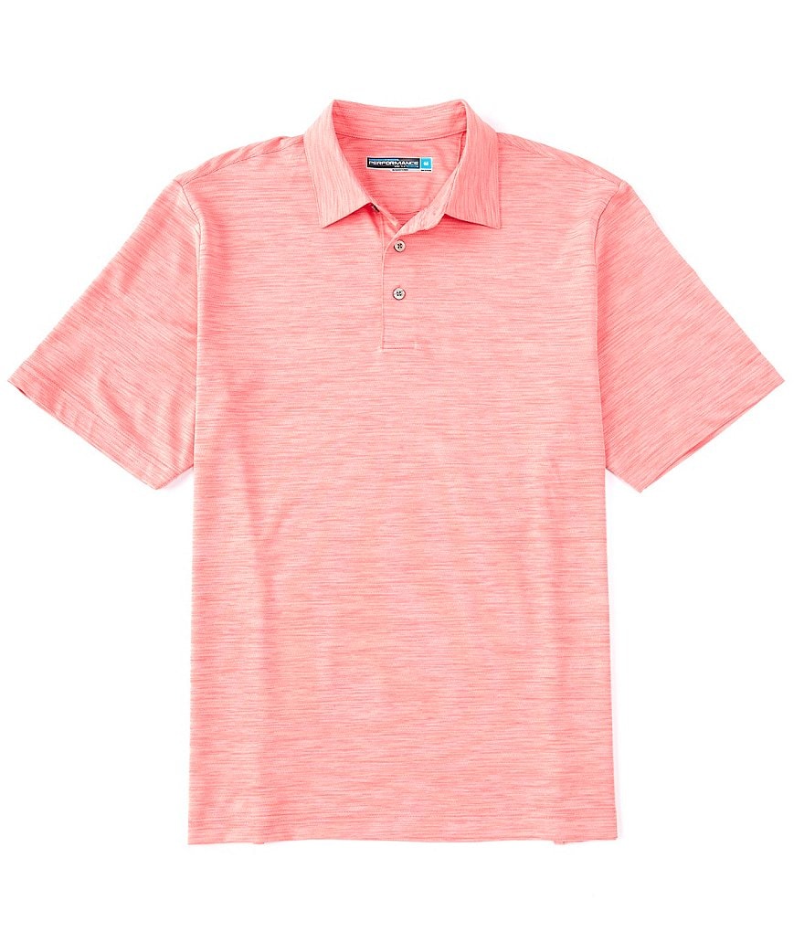 Roundtree & Yorke Big & Tall Performance Short-Sleeve Solid Polo