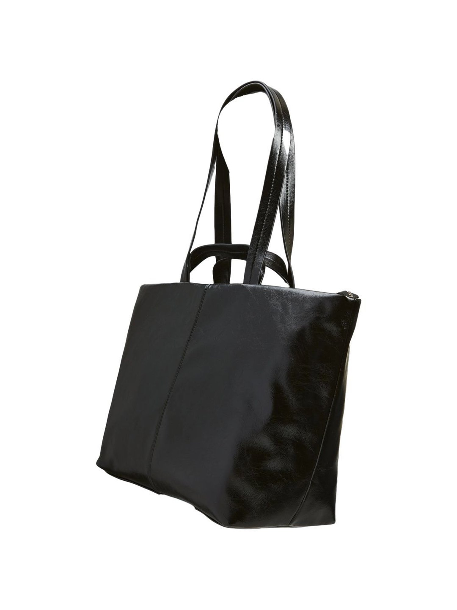 Call It Spring Black Solid Large Tote Handbag