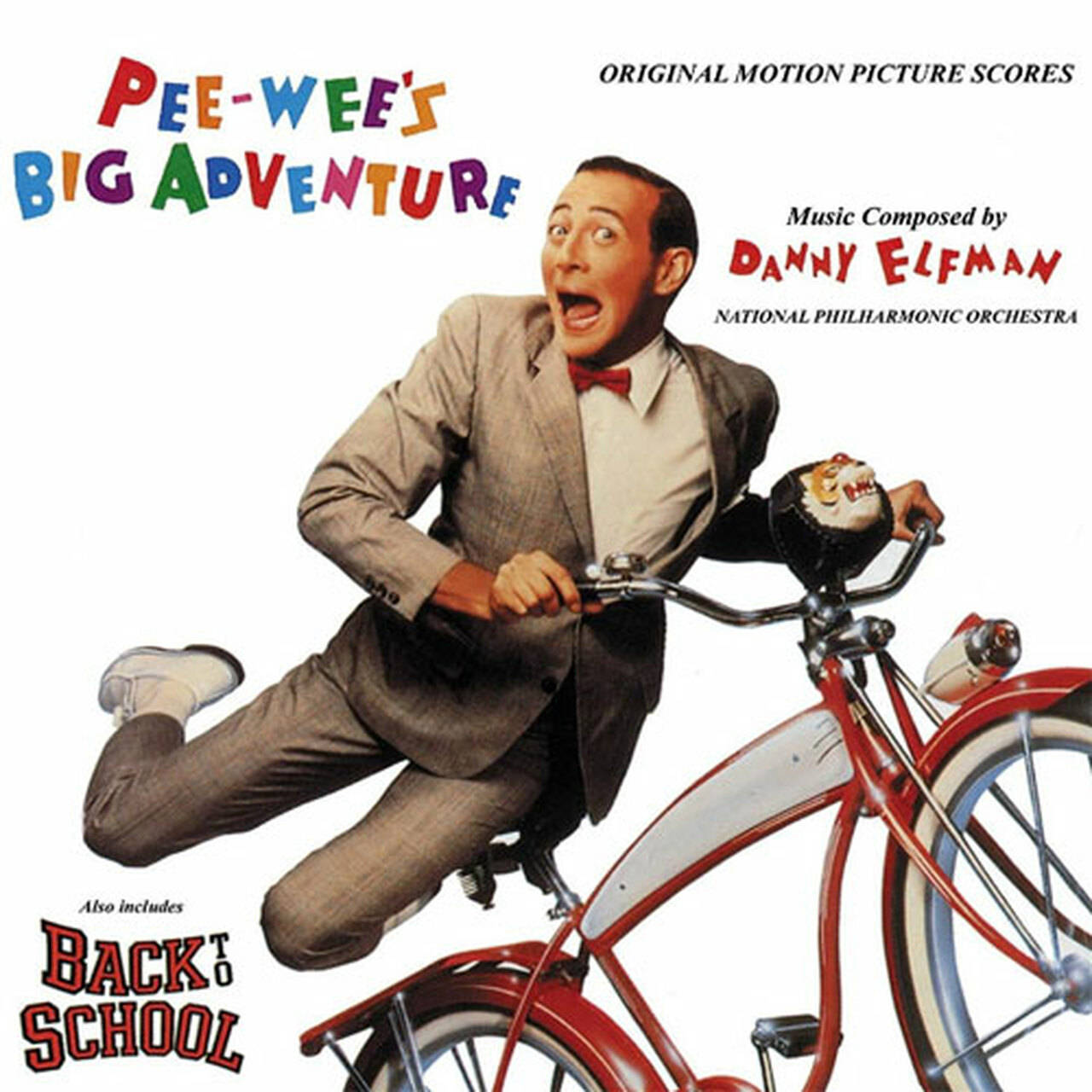 Danny Elfman Pee-Wee's Big Adventure & Back To School Soundtrack LP (Red Vinyl)
