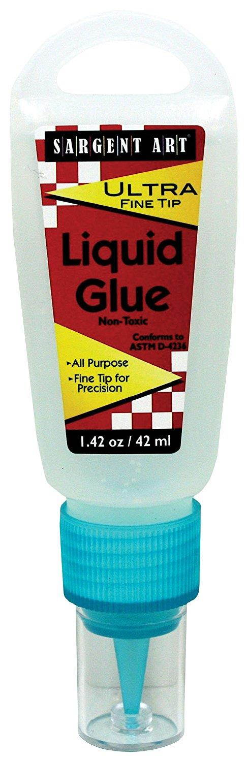 Sargent Art 970503 Ultra Fine Tip Liquid Glue Bottle