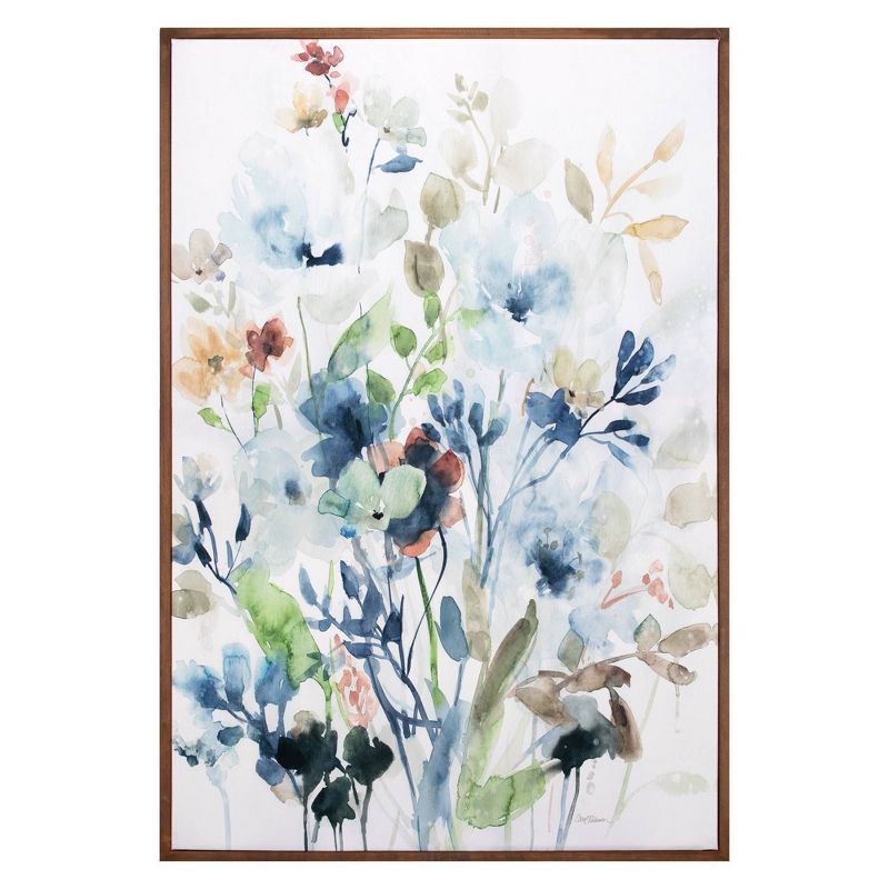 24" x 36" Holland Spring Mix I by Carol Robinson Wrapped Framed Wall Art Canvas Painting - Fine Art Canvas