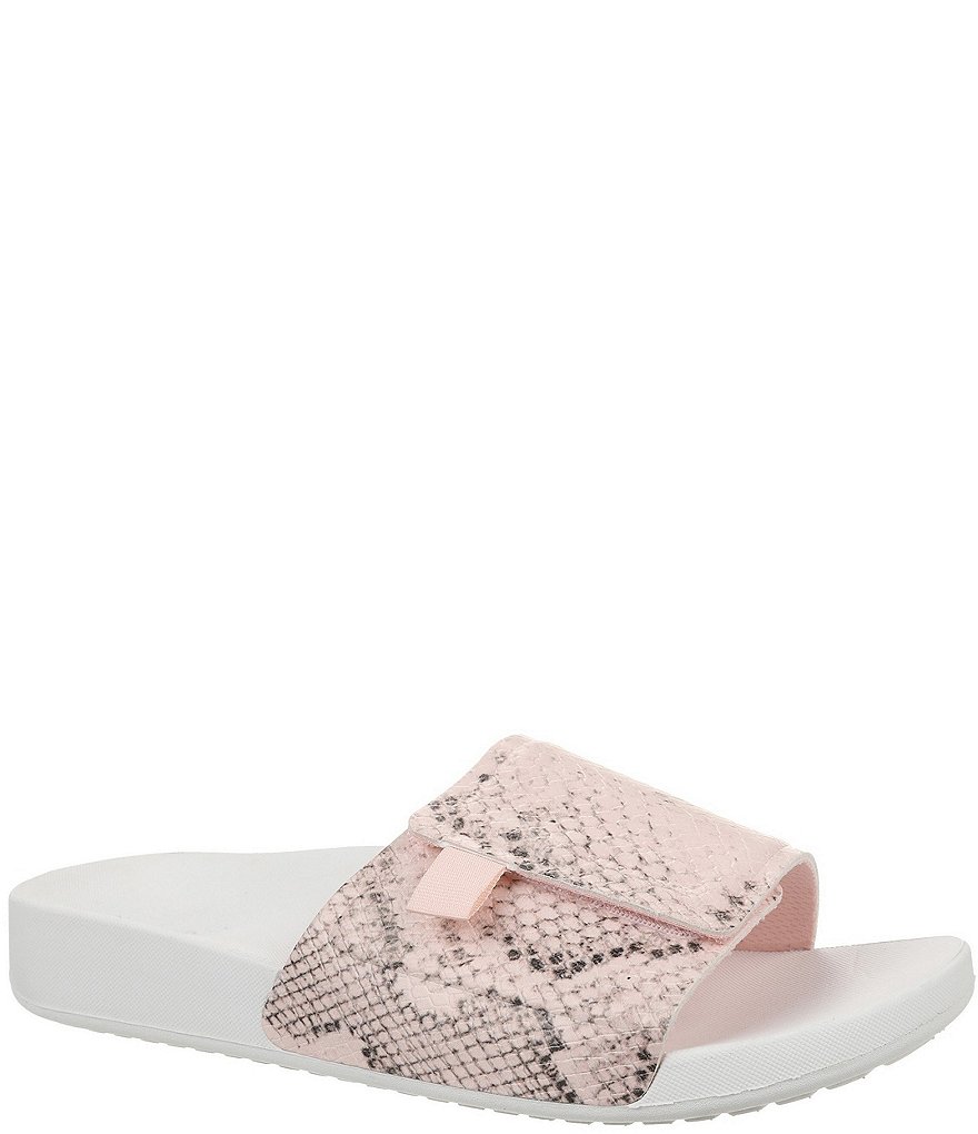 Vionic Keira Snake Print Slide Sandals