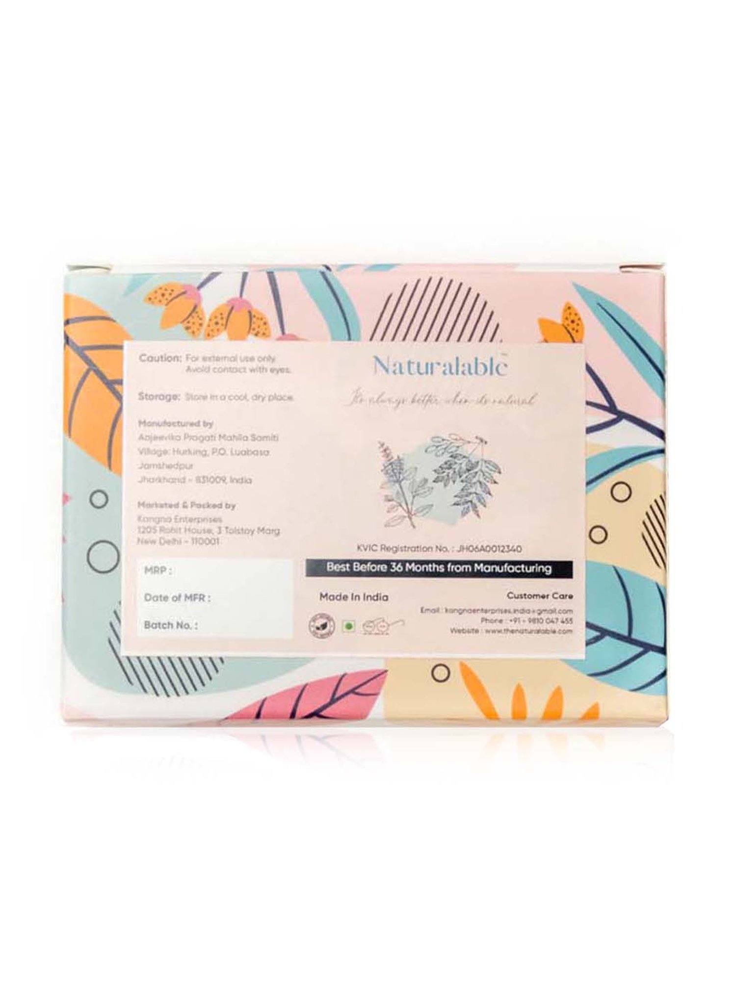 Naturalable Neem Tulsi Herbal Soap - 100 gm