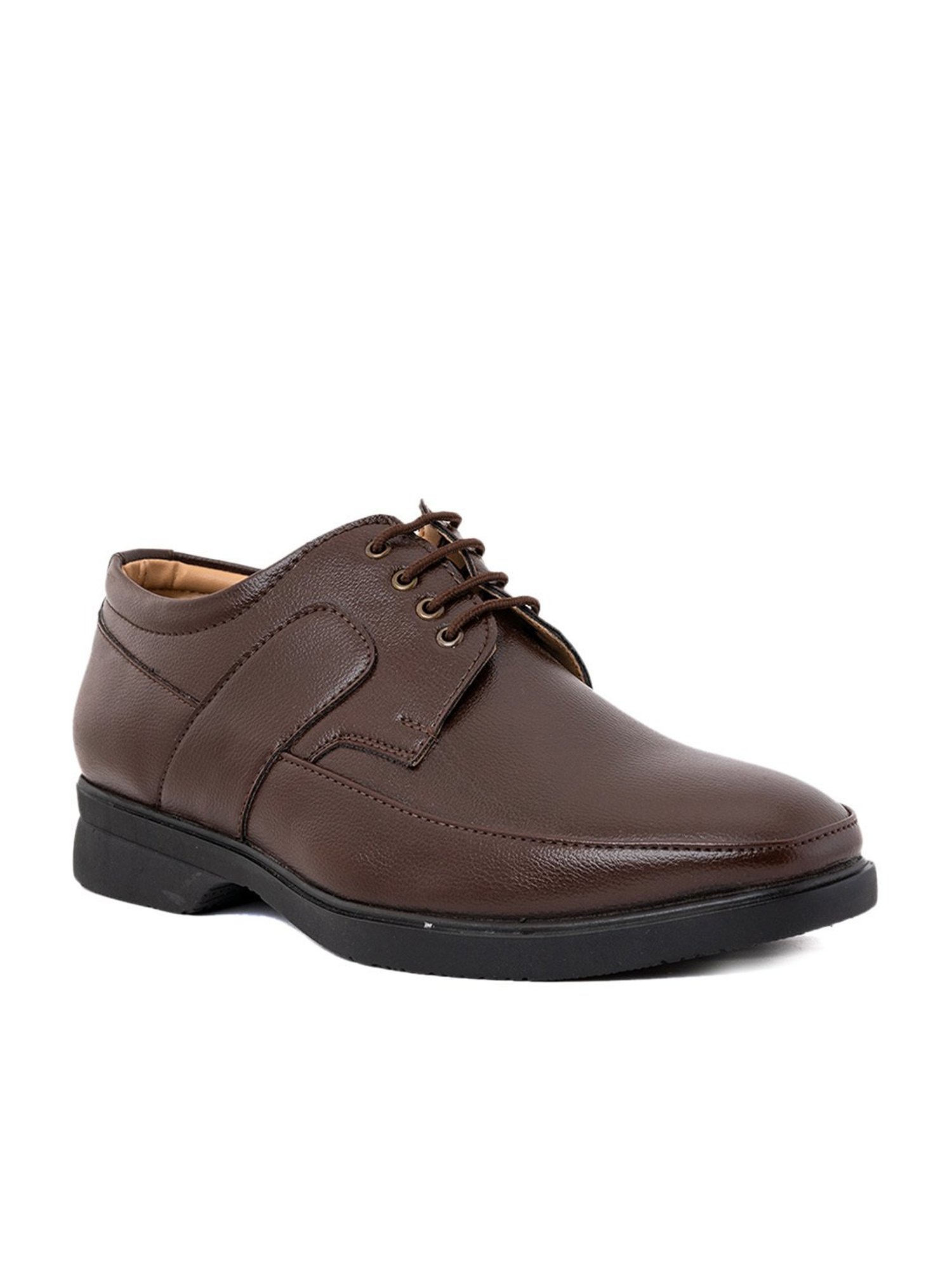 Khadim Men's Brown Derby Shoes