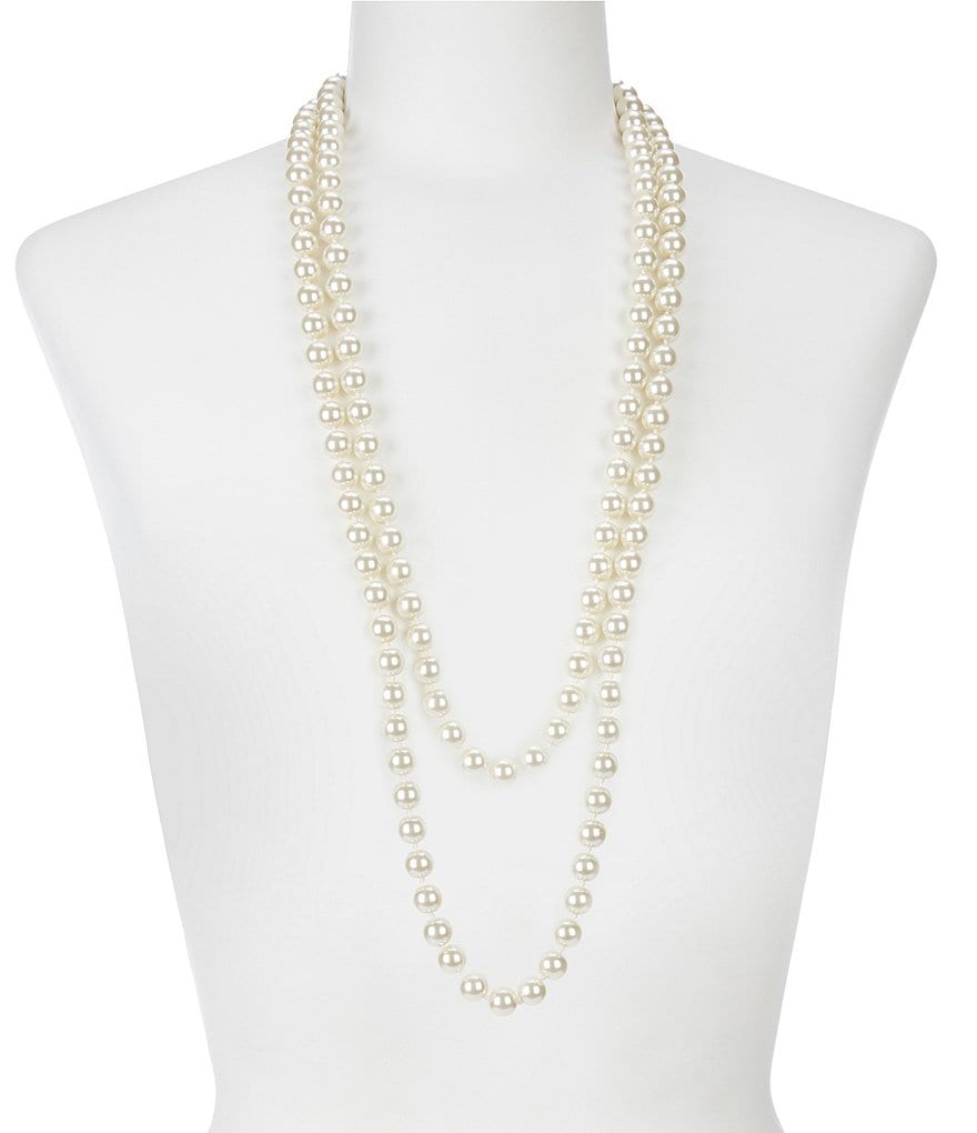 Cezanne Faux-Pearl Continuous Necklace