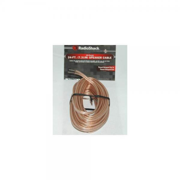 RadioShack 24-Foot Speaker Cable, 18-Gauge