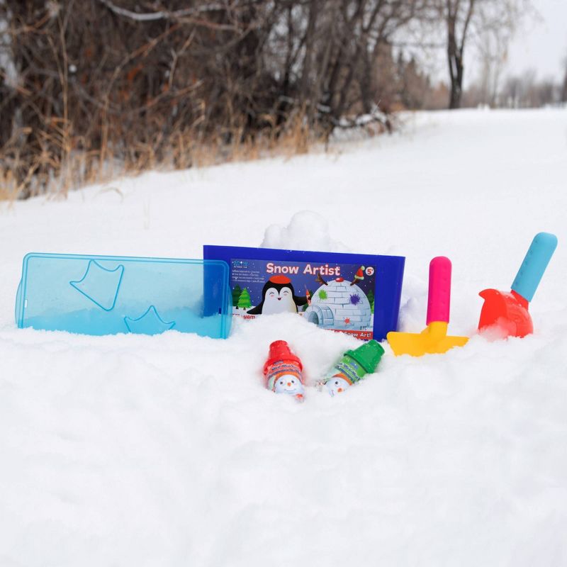 Snow Artist Bucket 8pc Set