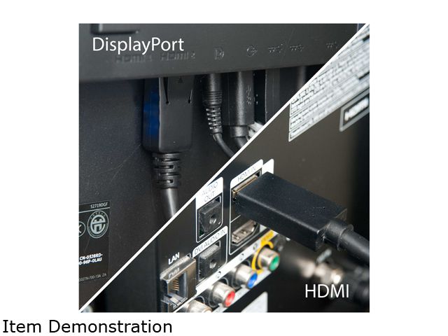 Omni Gear DP-6-HDMI 6 ft. Black DisplayPort to HDMI Cable Male to Male
