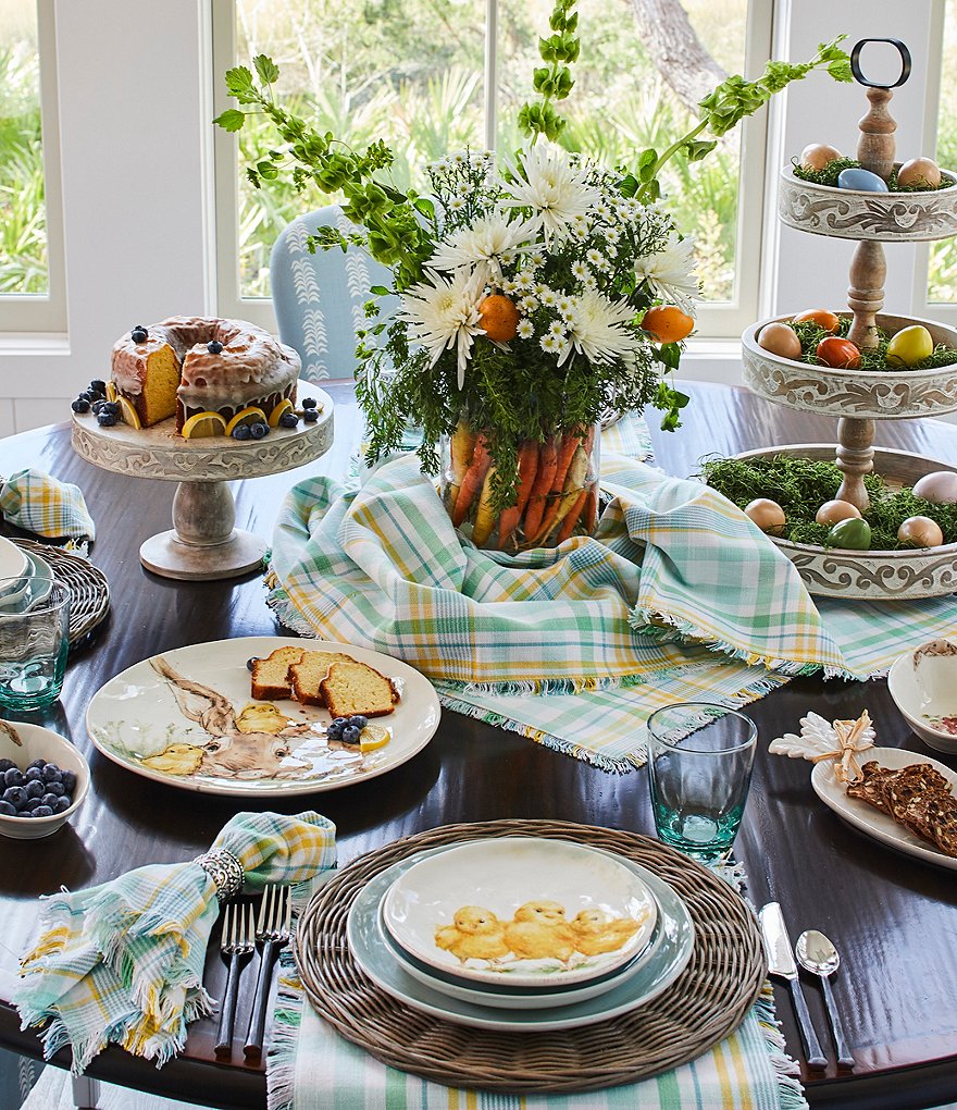 Southern Living Textured 20-Piece Stainless Steel Flatware Set