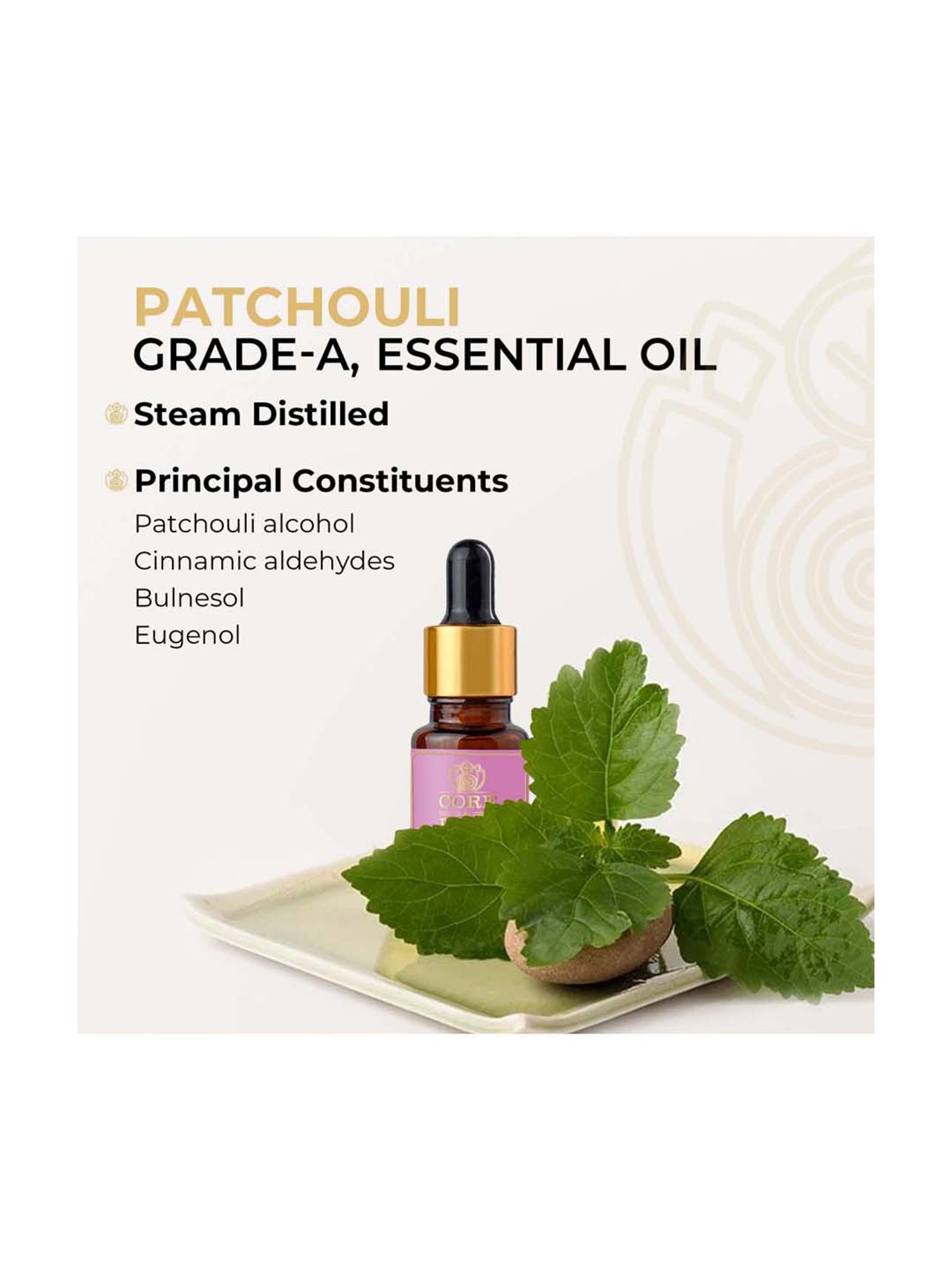 CORE & PURE Patchouli Essential Oil - 12 ml