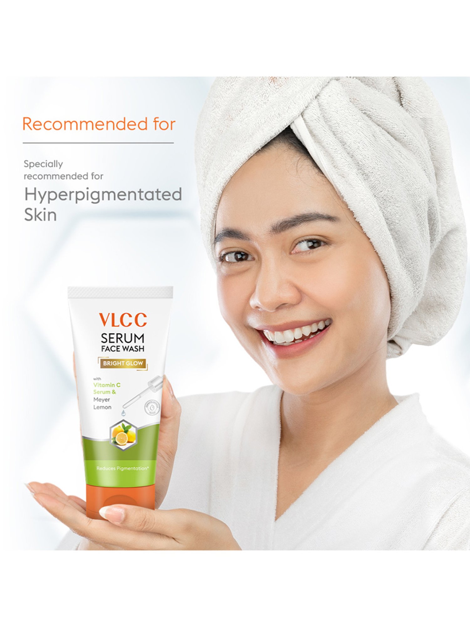 VLCC Bright Glow Meyer Lemon Serum Face Wash - 100 ml