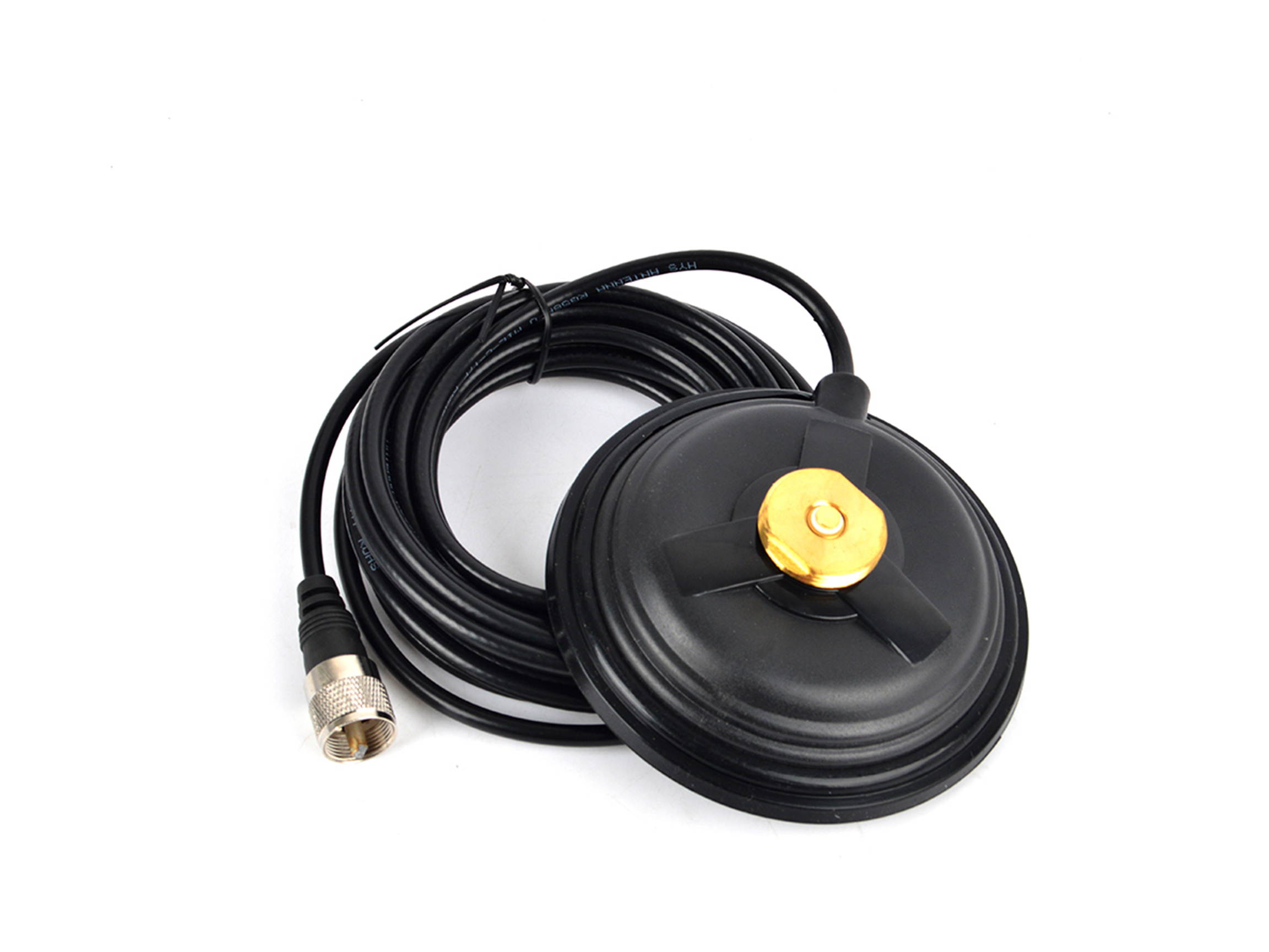 HYS NMO Magnet Base Mount CB/VHF/UHF/HF Ham Radio Magnetic Antenna PL-259 Plug