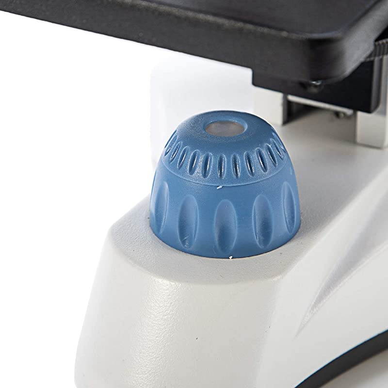 SW150 Compound Monocular Student Microscope with 40X1000X Magnification Glass Optics Extra 25X Widefield Eyepiece Coarse and Fine Focusing Dual Illumination and Cordless Capability