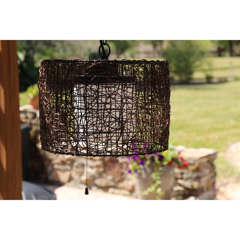 Outdoor Pendant Light Kenroy Bronze Metal
