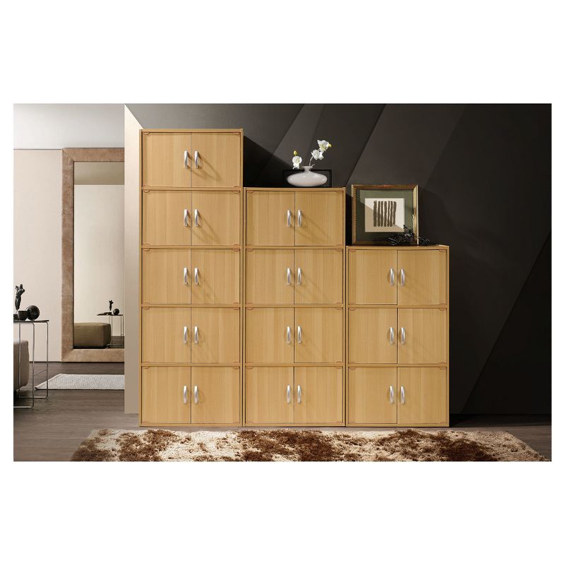 Storage Cabinet Mahogany - Hodedah Import