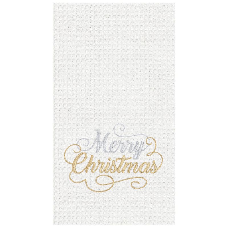 C&F Home Merry Christmas Glam Kitchen Towel