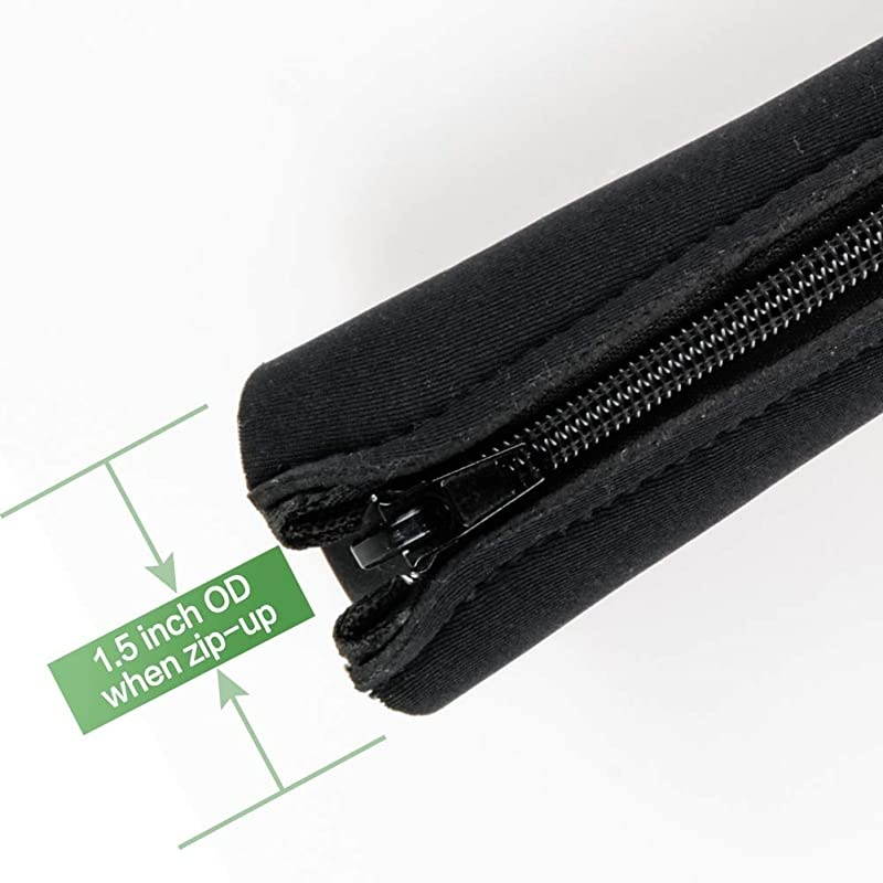 Cable Management Sleeve Cable Organizer with Connecting Buckle Cord OrganizerPC Cable Management for TVComputerHome Entertainment Black 197 x 43 inch