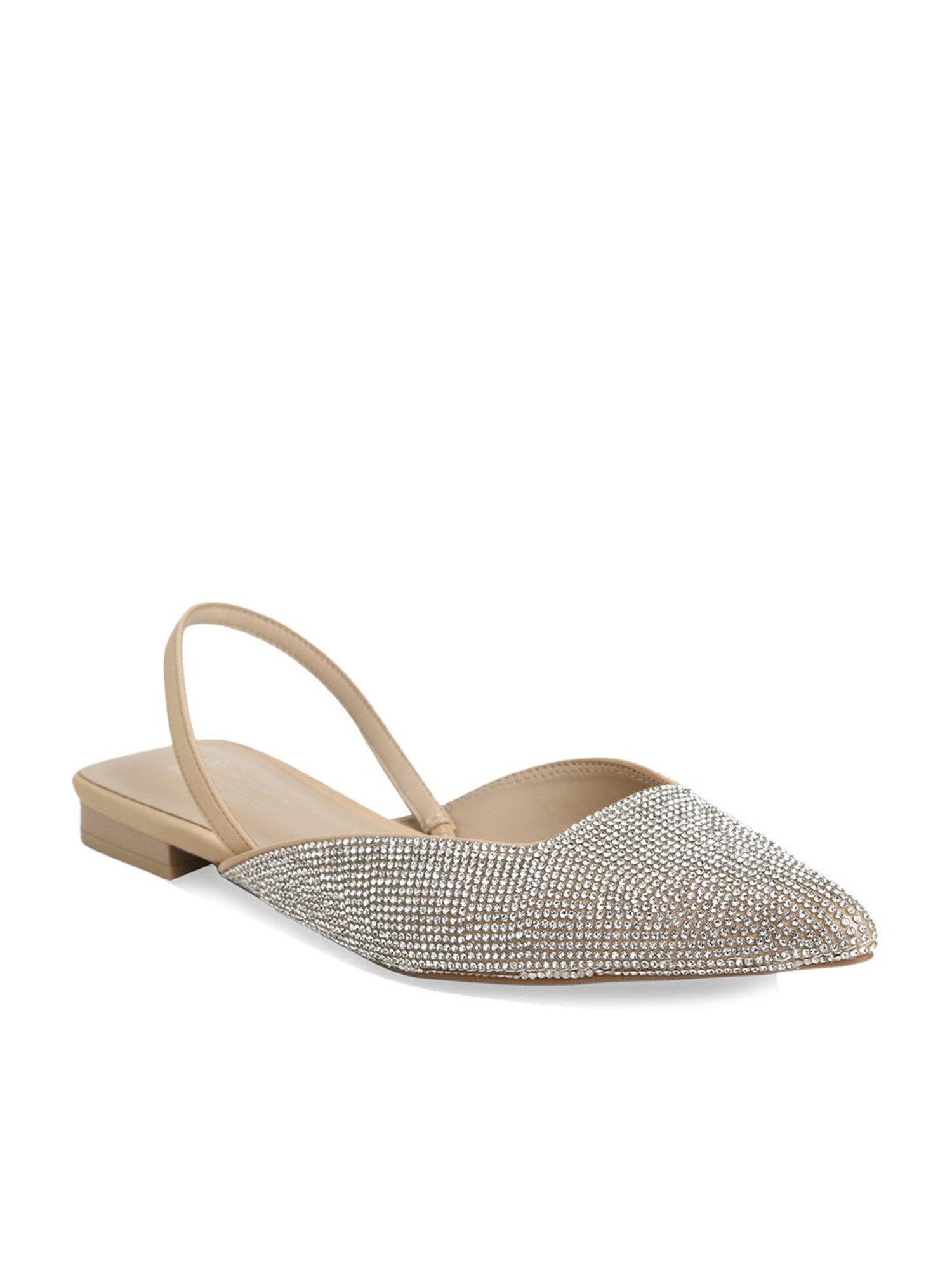 Call It Spring Women's Beige Sling Back Sandals