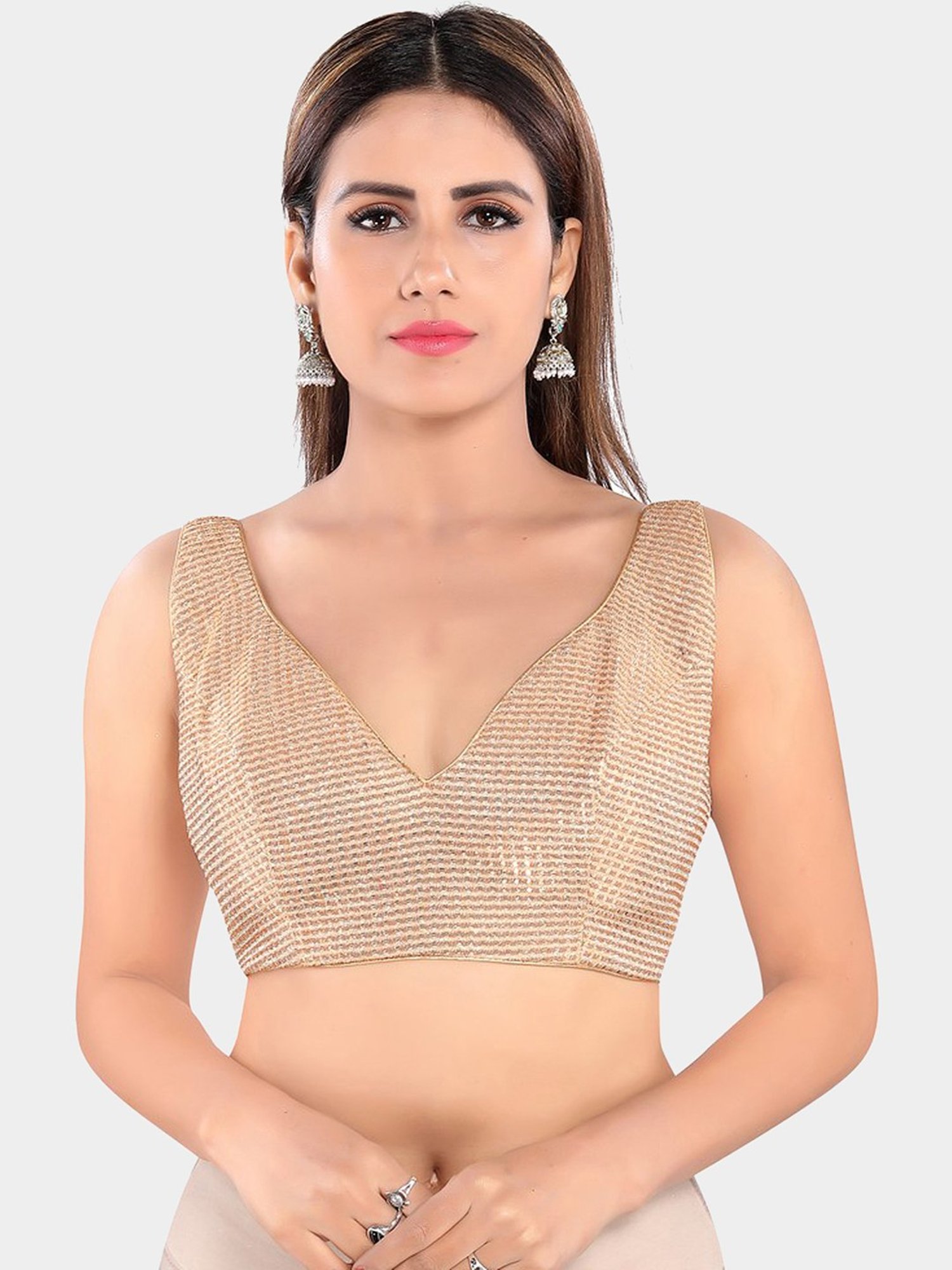 Salwar Studio Beige Blouse