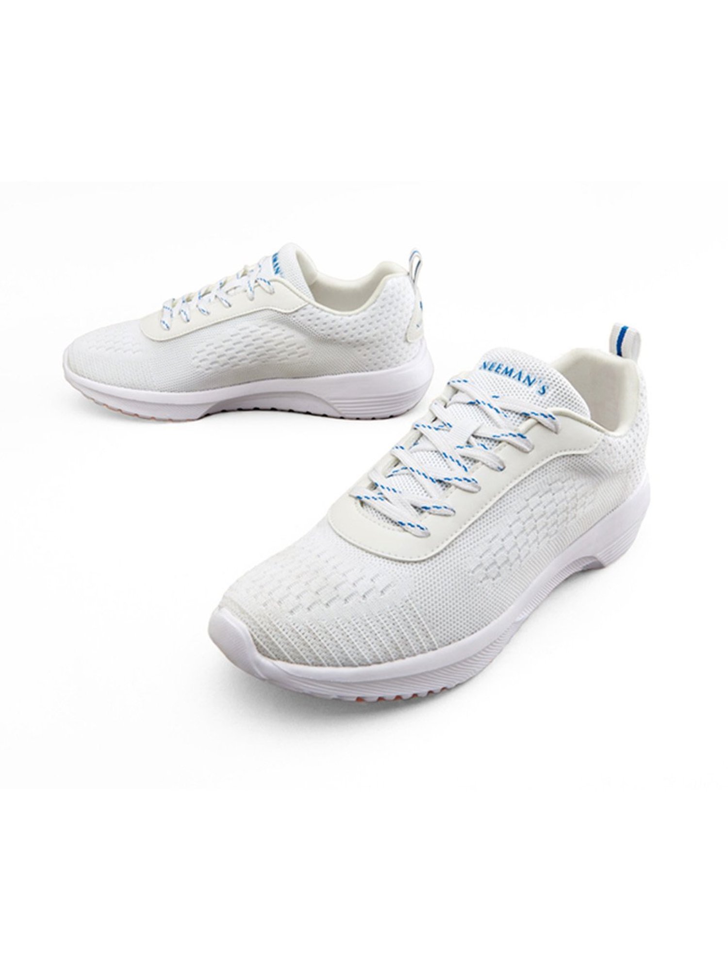 Neemans Men's Everyday Basic Powder White Casual Sneakers