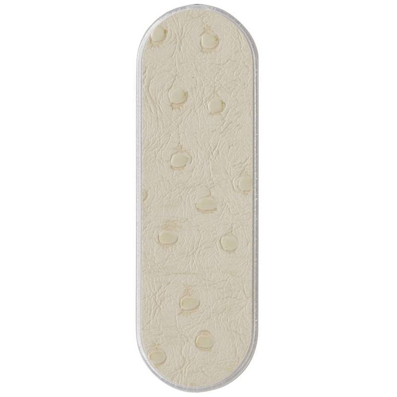 Phone Fin Finger Grip Exotic Series Ostrich - Tan