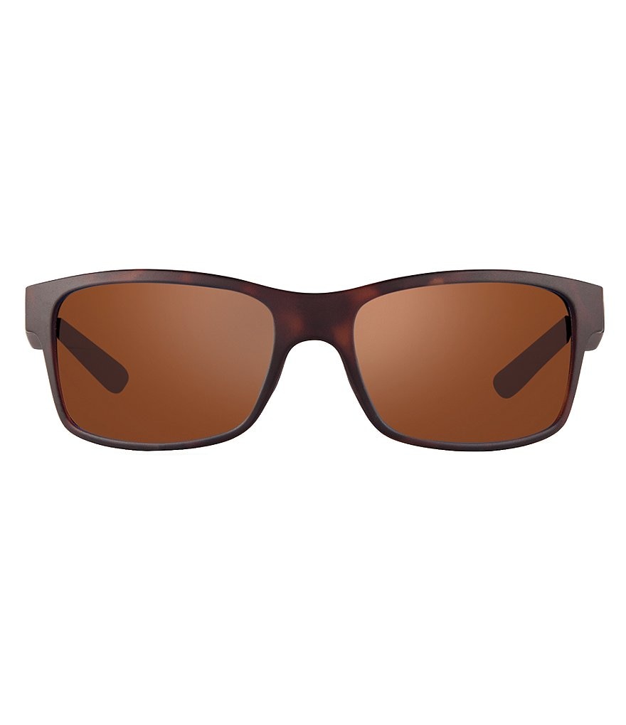 Revo Crawler Square Polarized 59mm Matte Sunglasses