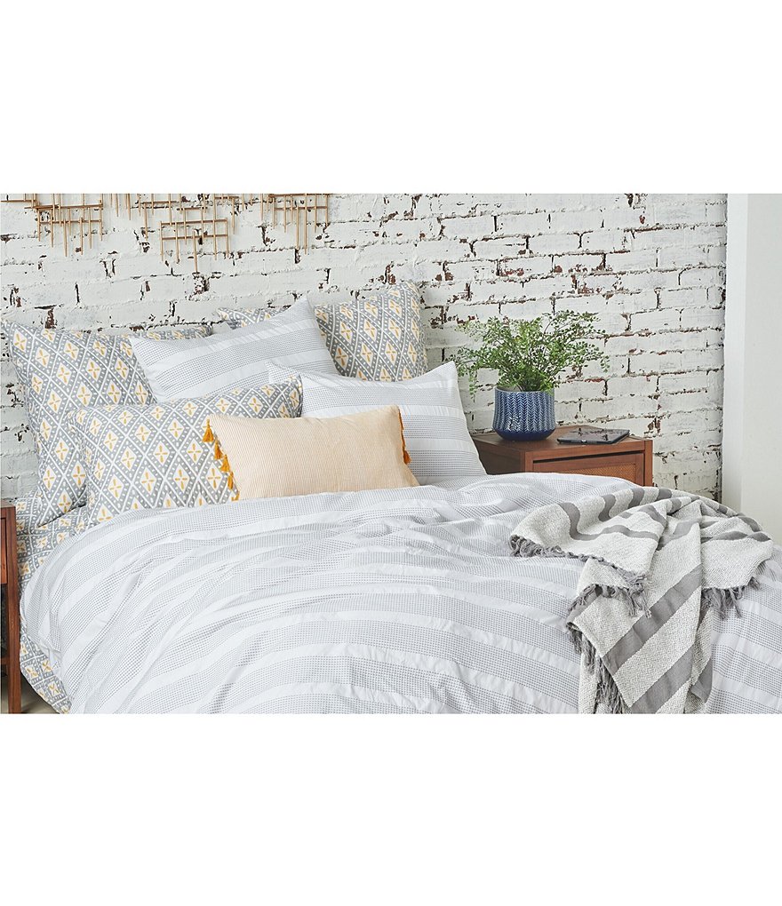 3 Pcs Microfiber Checkered Bedding Sets King Black and White - PiccoCasa