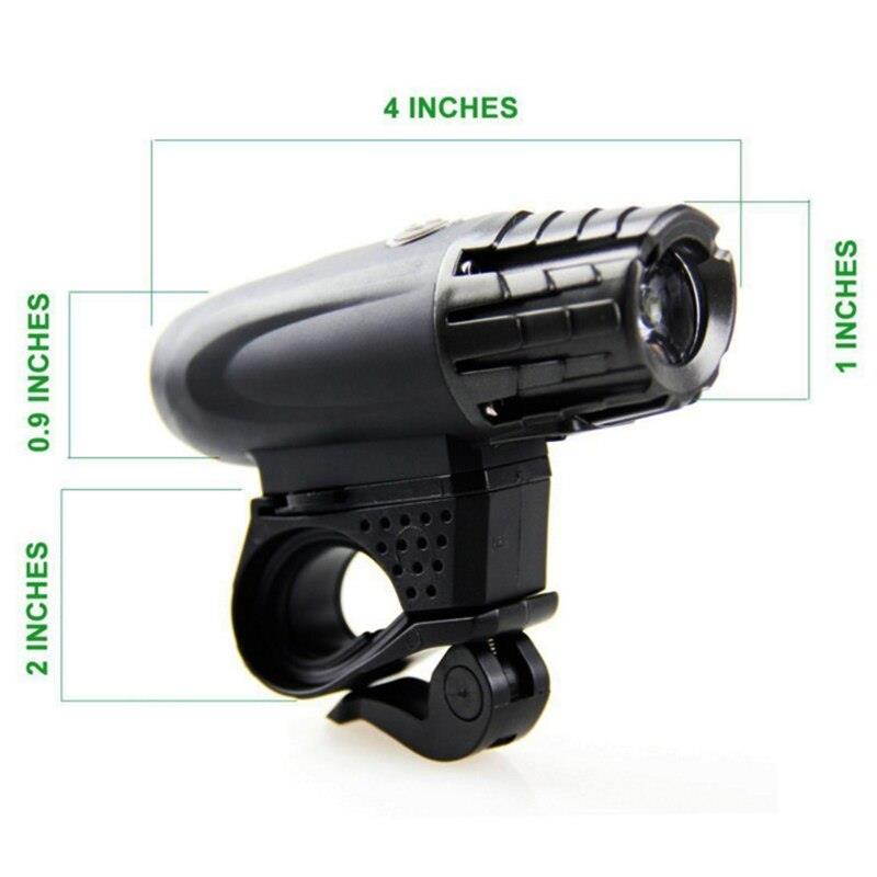 Bike Light Sets Front Handlebar+Rear Tail Lights Lamp USB Recharge Bicycle Light 300 Lumen Headlight Cycling Light Sets