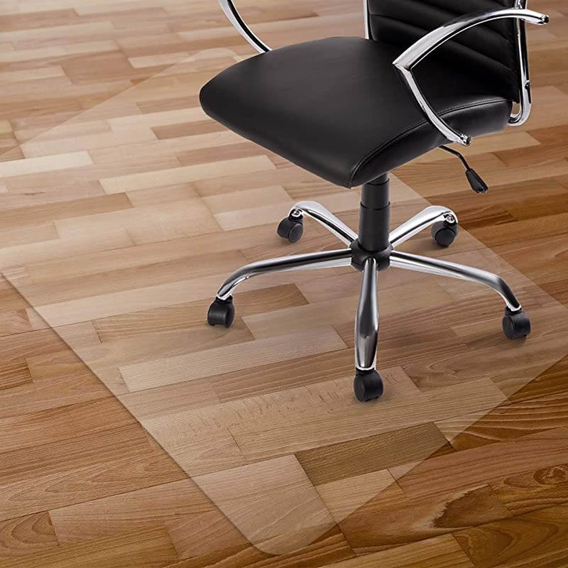 Clear Chair Mat Hard Floor Use 48 x 30 Transparent Office Home Floor Protector mat Chairmats 30 X 48 Rectangle