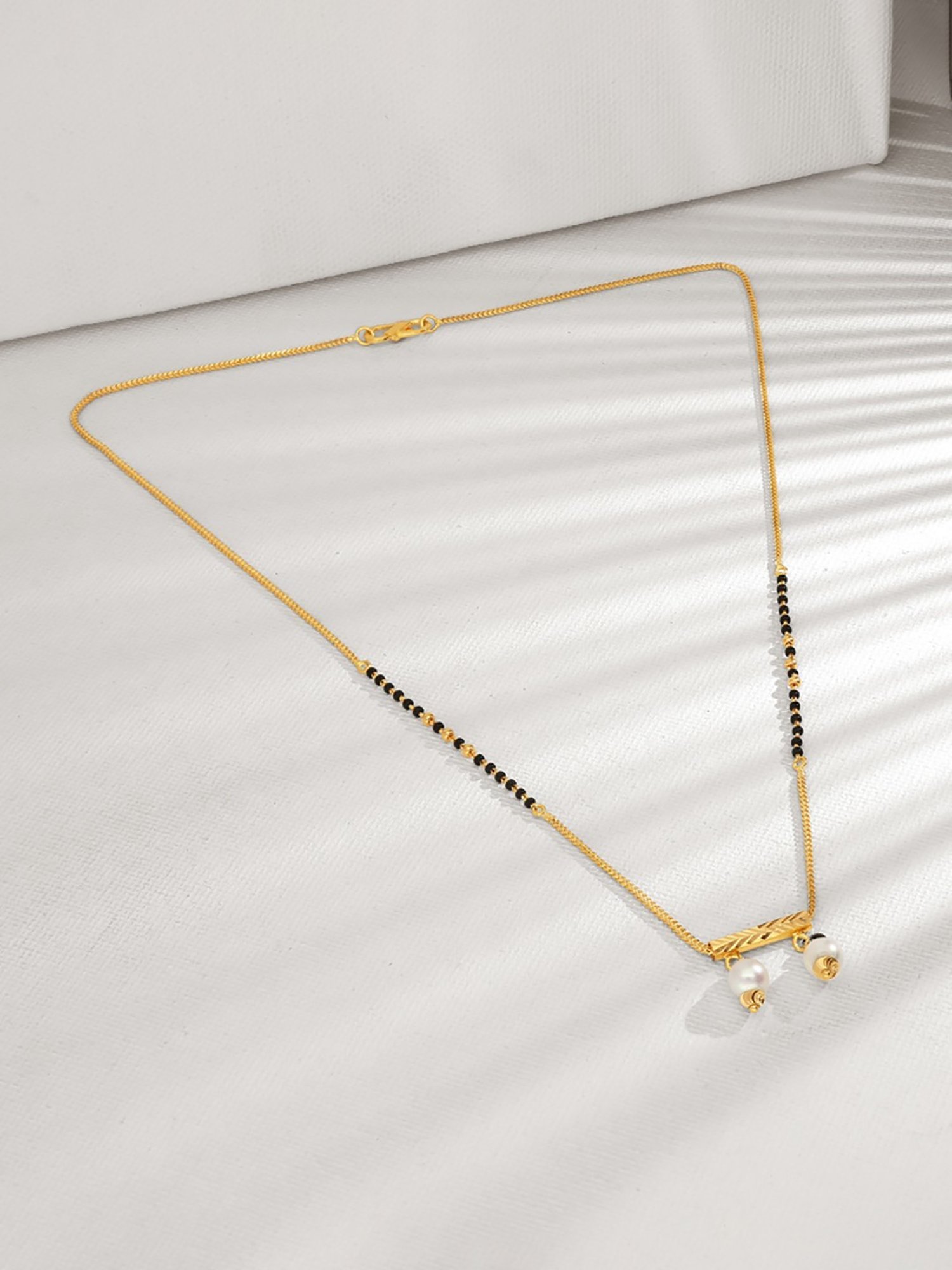 P.N.Gadgil Jewellers Noir Grace 22k Gold Mangalsutra