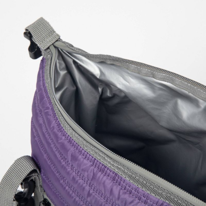 Oniva Midday Quilted Washable Insulated 6.3qt Lunch Bag - Purple