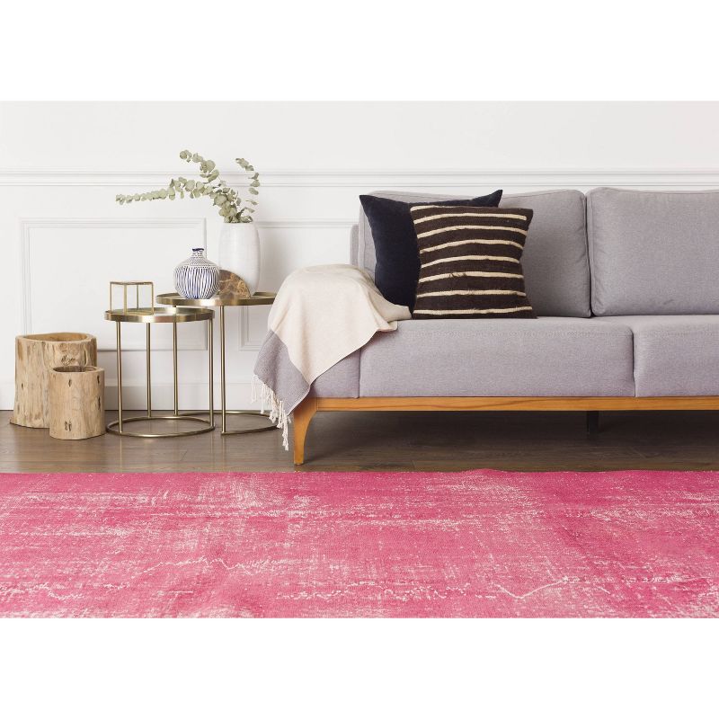 6'7"x9'6" Vintage One-of-a-Kind Urmi Rug Purple - Revival Rugs