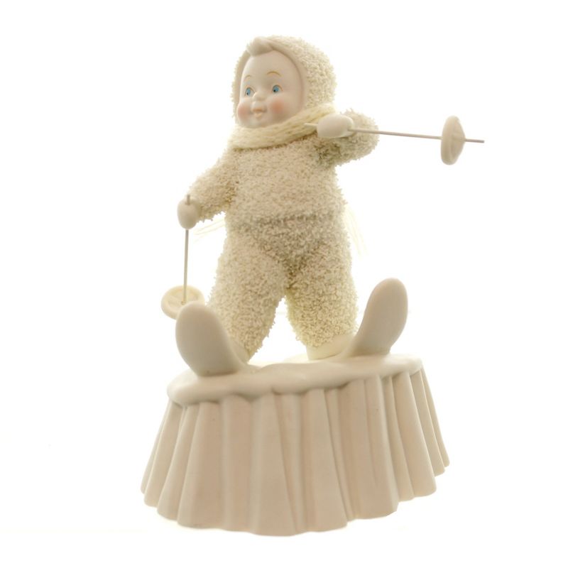 Dept 56 Snowbabies King Of The Hill Snowbabies Dept 56 Ski  -  Decorative Figurines