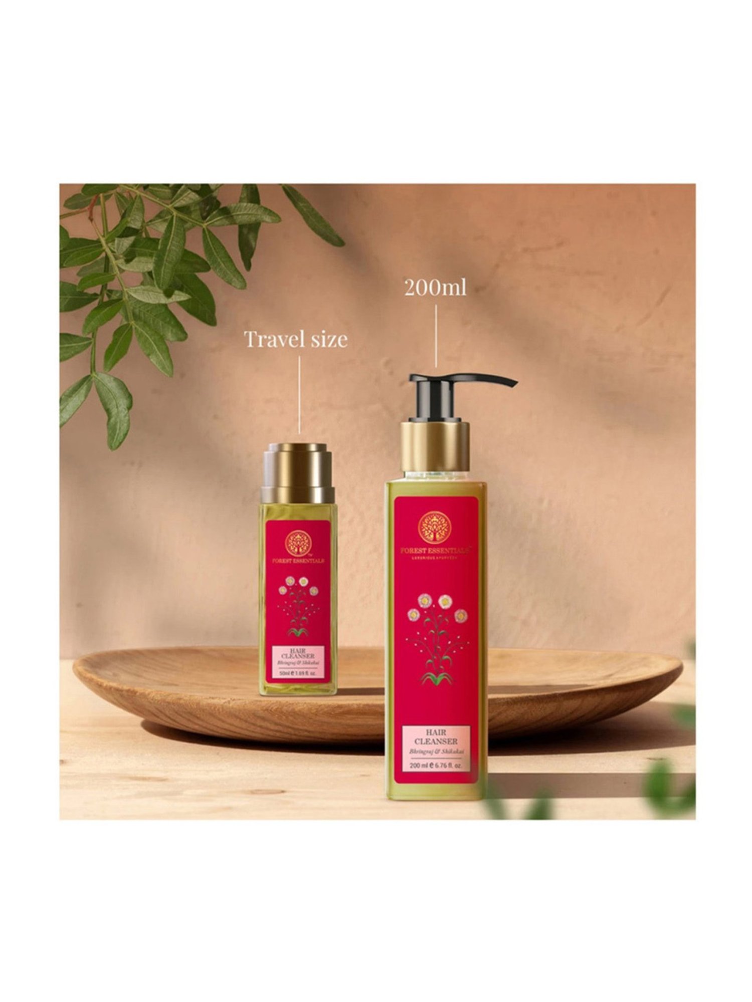 Forest Essentials Bhringraj & Shikakai Ayurvedic Anti Dandruff Hair Cleanser Shampoo - 50 ml